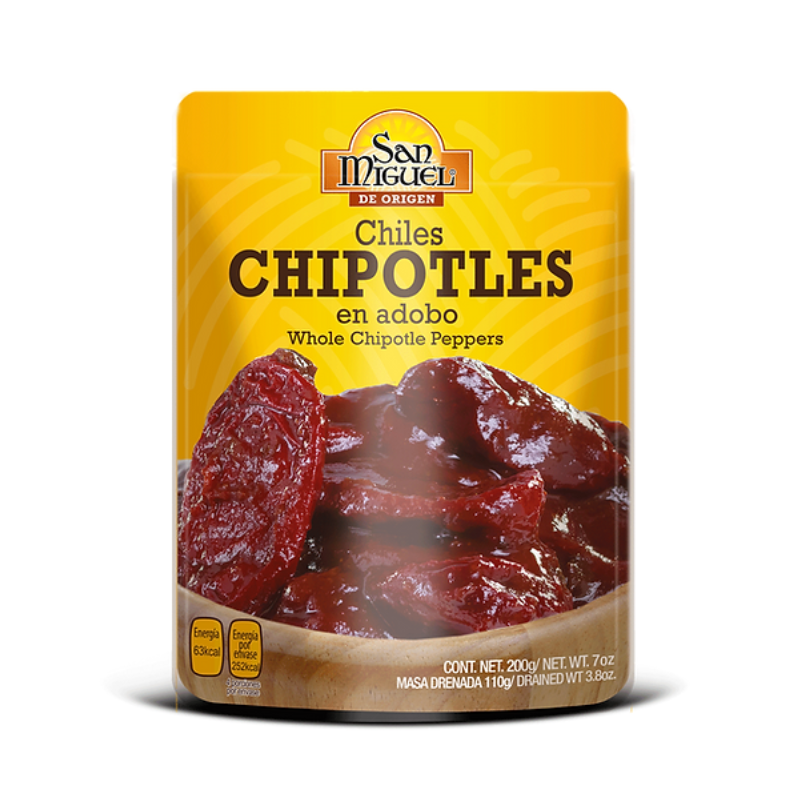 CHIPOTLE ENTERO EN ADOBO 200 G SAN MIGUEL