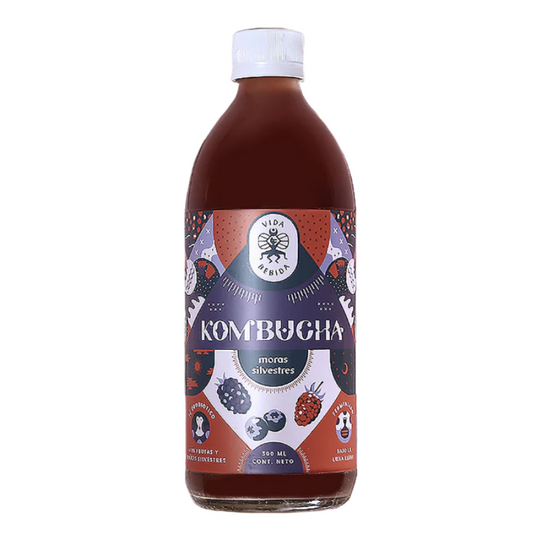 KOMBUCHA MORAS SILVESTRES 500 ML VIDA BEBIDA